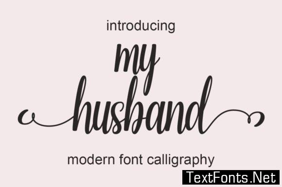 My Husband Font