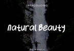 Natural Beauty Font