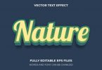 nature 3d text effect