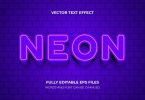 neon 3d text effect 7SRXQJZ