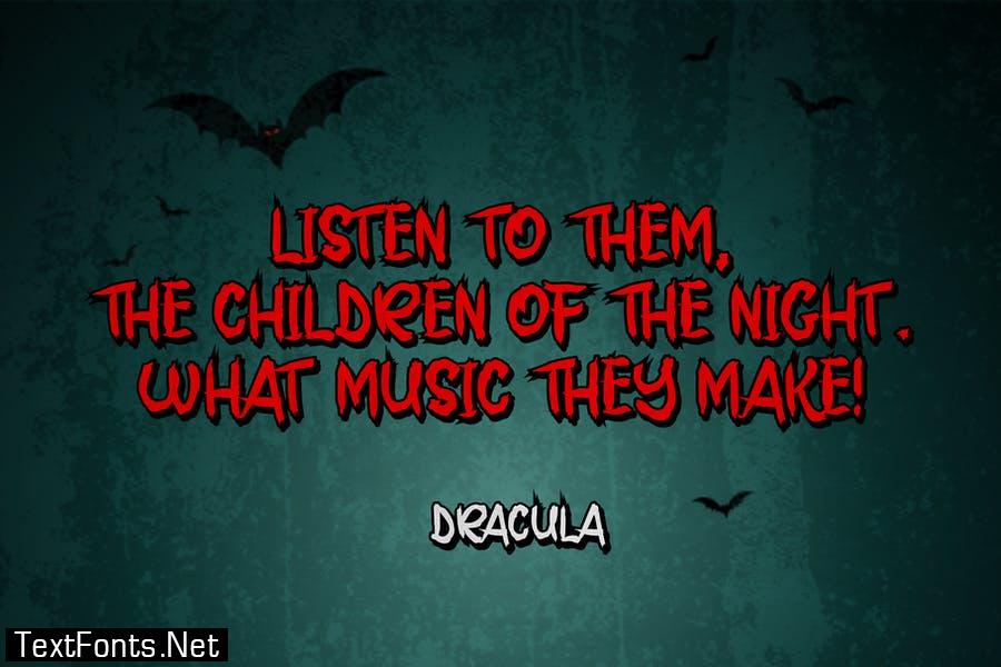 Night Beats - Scary Halloween Font