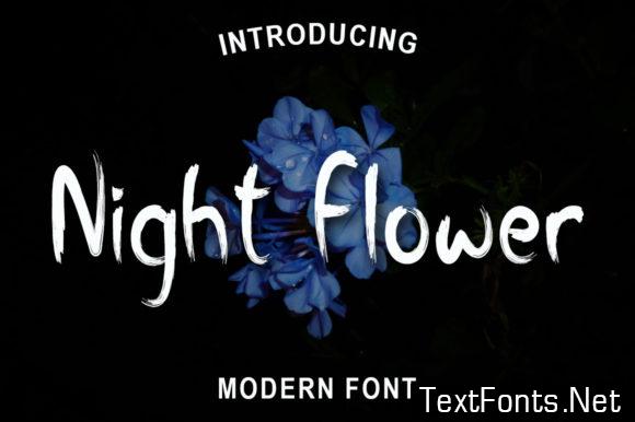 Night Flower Font