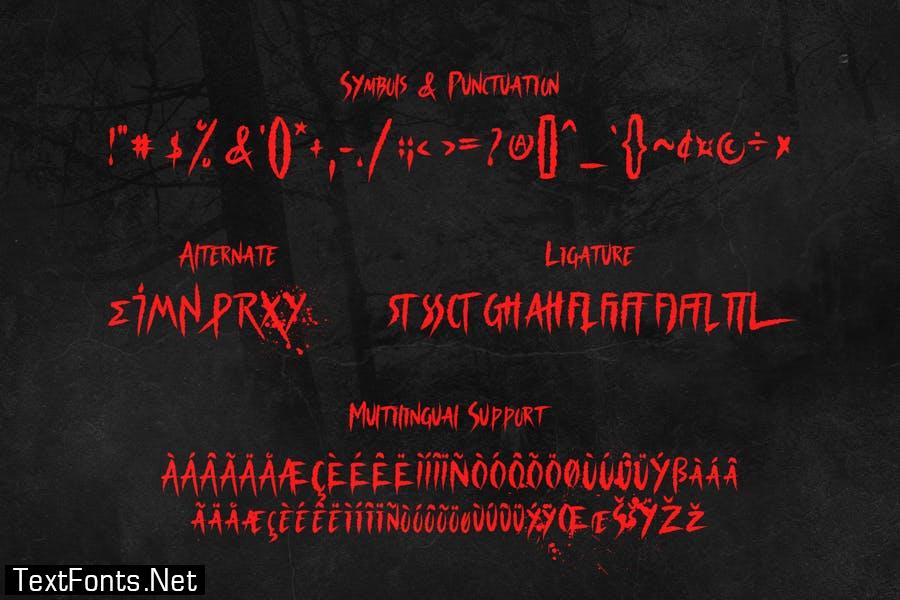 Nightscary – Horror and Scary Font