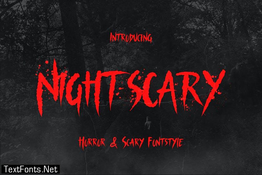 Nightscary – Horror and Scary Font