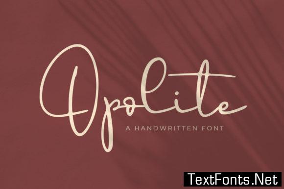 Opolite Font