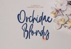 Orchidae Blondy - A Inky Smooth Handwritten Font