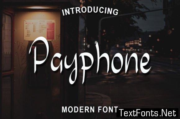 Payphone Font