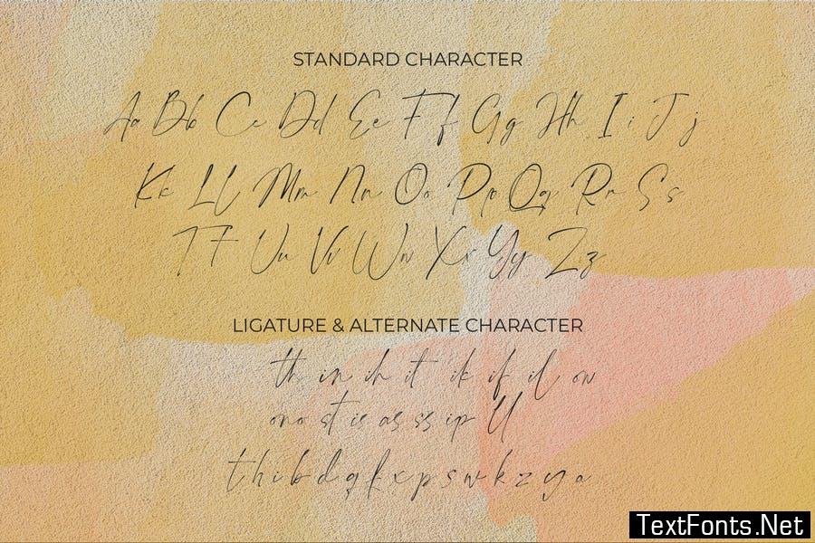 Ponpewd Signature Script Brush Font