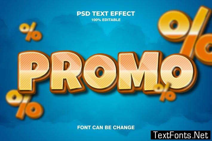 promo 3d text effect