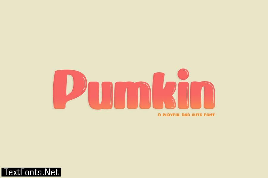 Pumkin - Playful and Cute Display Font