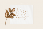 Pure & Lovely Font