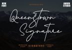 Queenstown Signature - Signature Font