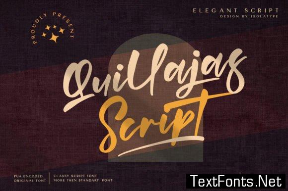 Quillajas Script Font