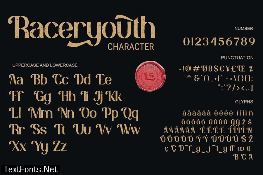 Raceryouth Font