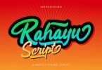 Rahayu Script Font