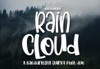 Rain Cloud Font