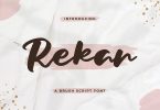 Rekan – Brush Script