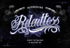 Relentless - Tattoo Script Font