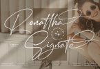 Renattha Signate Signature Font LS