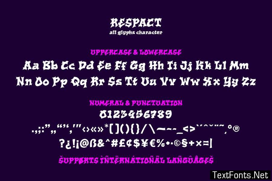 Respact Font