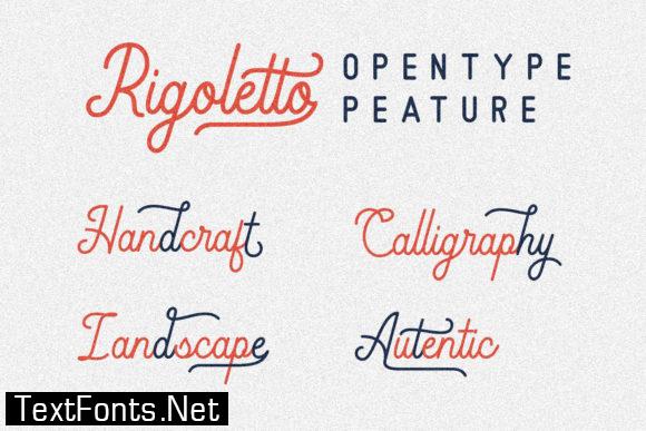 Rigoletto Script Font