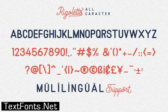 Rigoletto Script Font