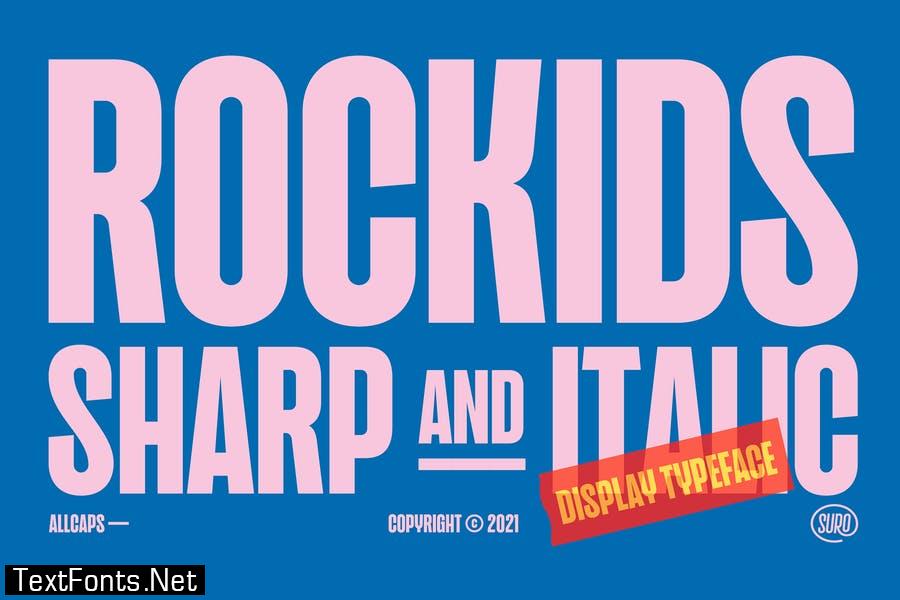 Rockids - Sharp Font