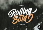 Rolling Bold Font