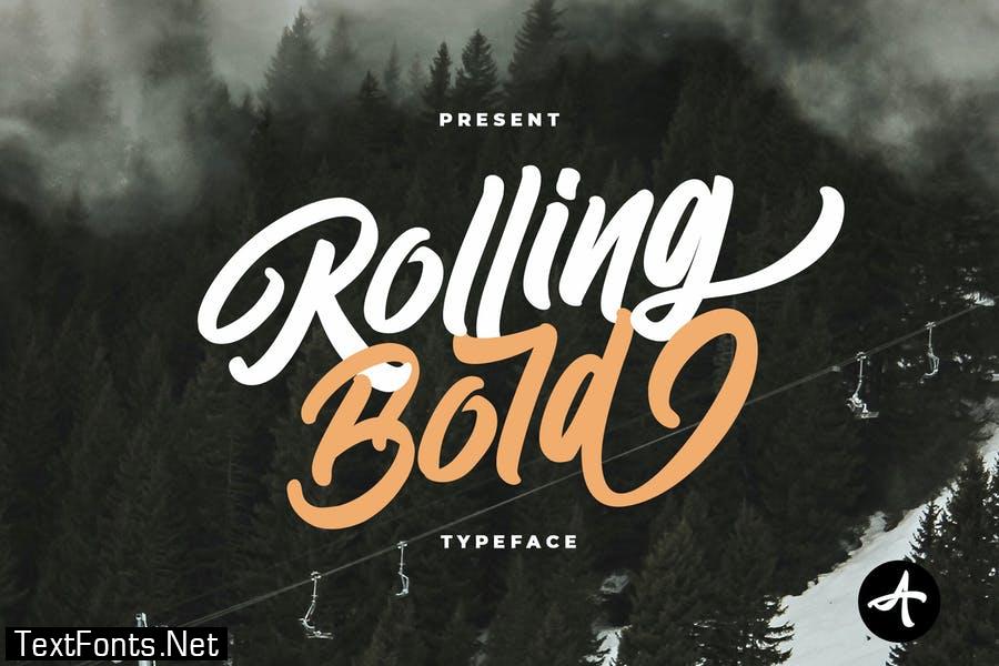 Rolling Bold Font