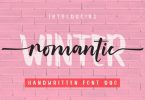 Romantic Winter Font