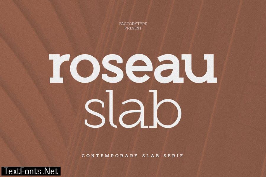 Roseau Slab Font