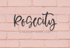 Rosecity Font