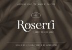 Roserri - Modern Ligature Serif