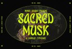 Sacred Musk | Display Font