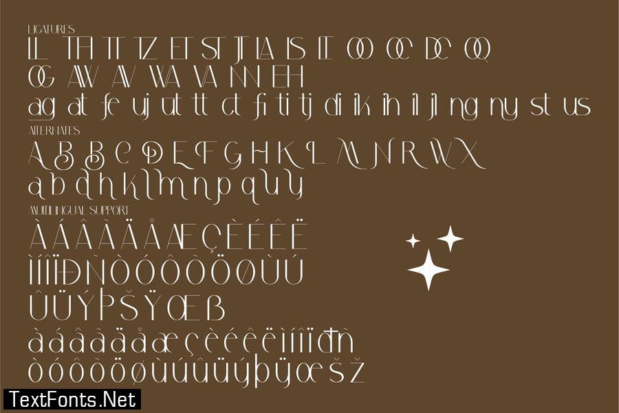Safira Beautiful Serif Font LS