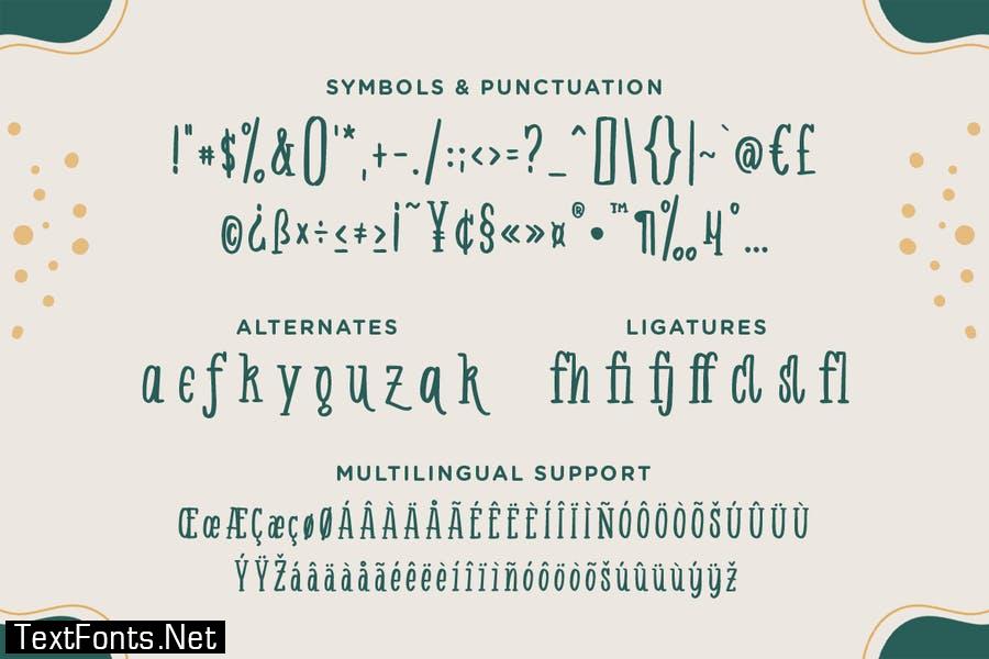 Savilla – Playful Serif Font