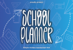 School Planner Font