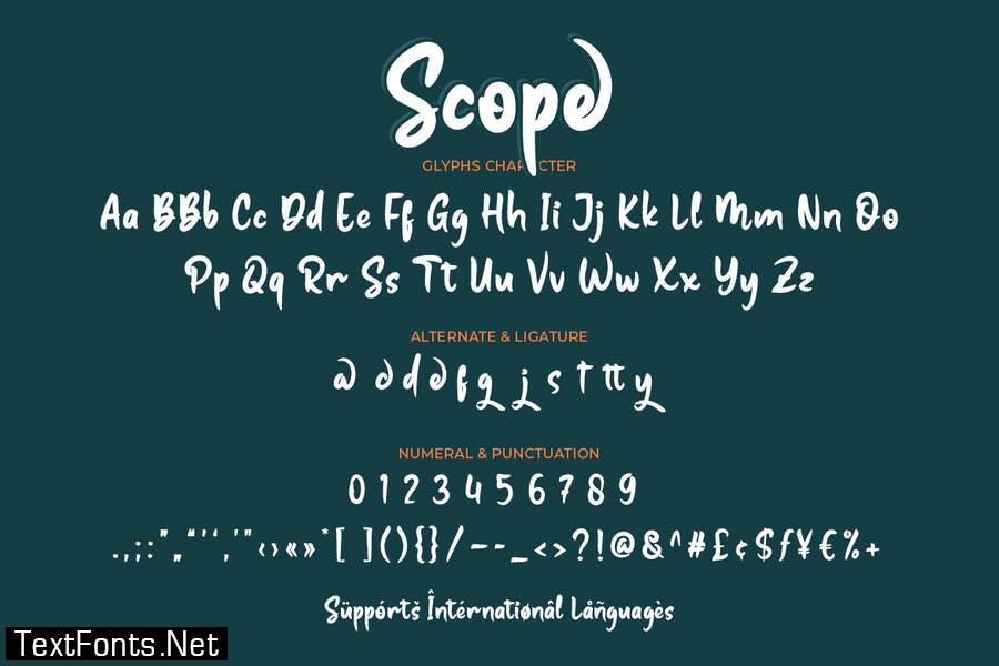 Scope Font