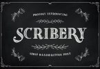 Scribery – Handwritten Serif Font