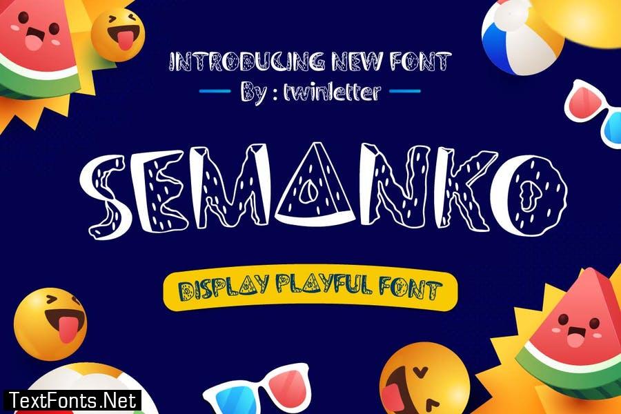 Semanko Font