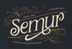 Semur – Vintage Display Font