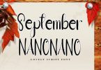 September Nanonano Font