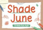 Shade June – Scribble Font Style