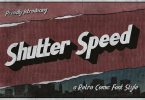 Shutter Speed – A Retro Comic Font