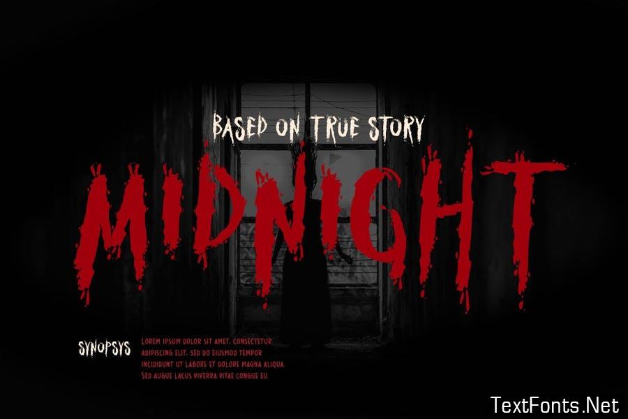 Sleepy Terror Horror Font