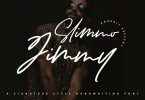 Slimo Jimmy | Signature Handwriting Font