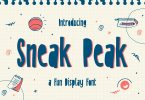 Sneak Peak – A Fun Display Font