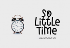 So Little Time Font