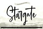 Stargate | Handwriting Script Font