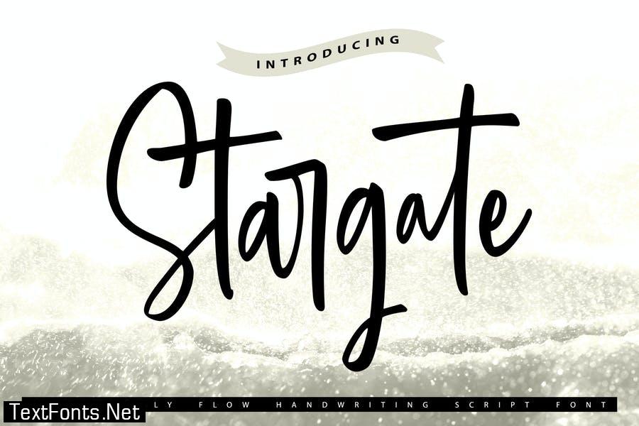 Stargate | Handwriting Script Font